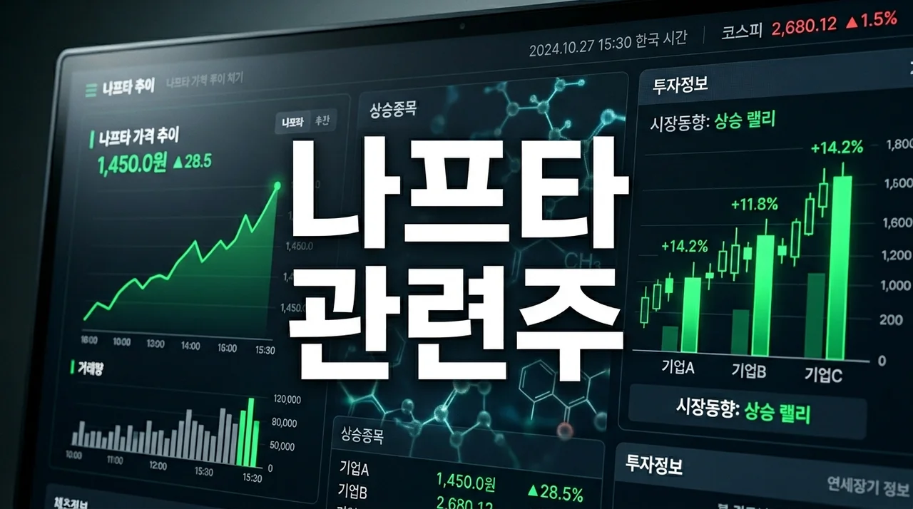 나프타 관련주: 2026년 시장 전망과 성공적인 투자 전략 분석
