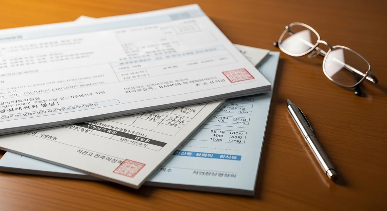 필요 서류 준비: 누락 없이 한 번에!