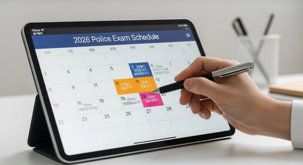 2026 경찰시험 일정 (예상) 및 채용 프로세스