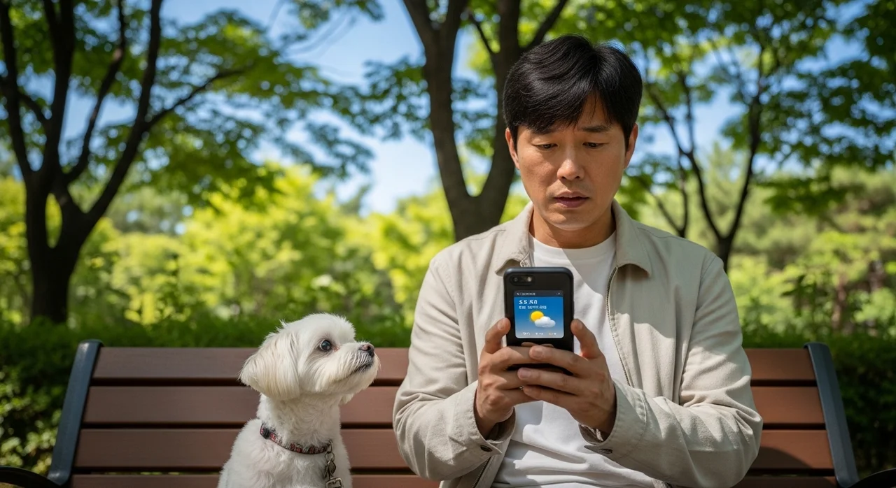 미세먼지 수치에 따른 산책 가능 기준