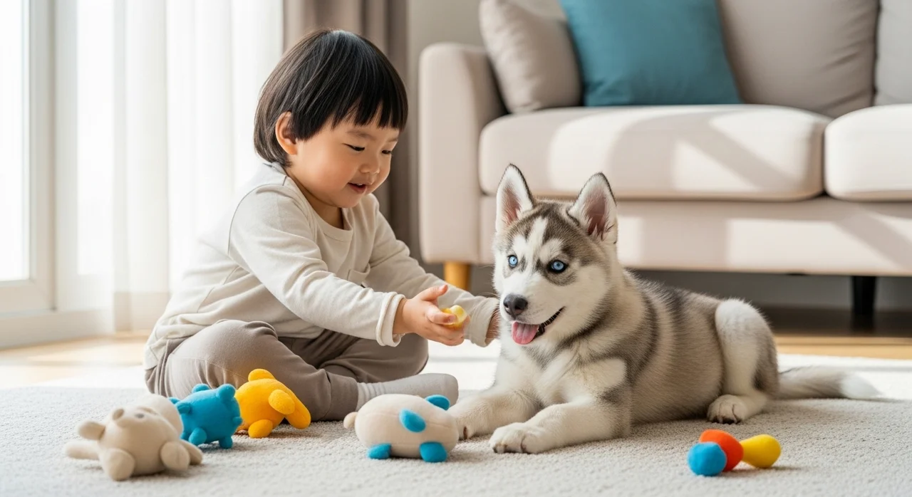 허스키의 진정한 성격 파악하기: 독립심과 사회성