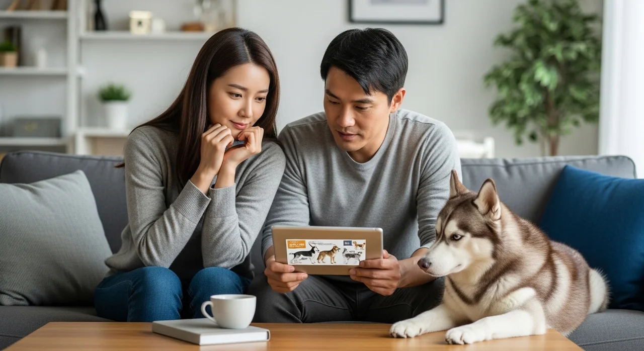 허스키 입양 전 고려사항과 책임감 있는 반려 생활