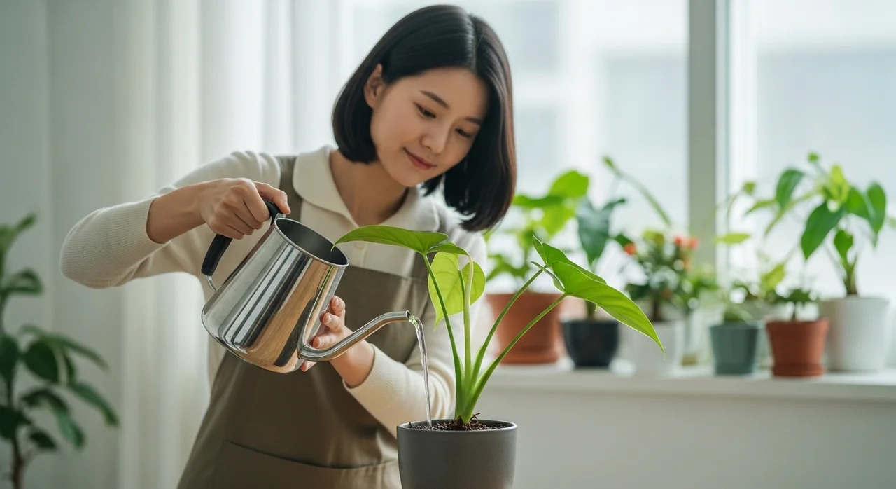 뿌리 과습을 피하는 저만의 3단계 물주기 루틴