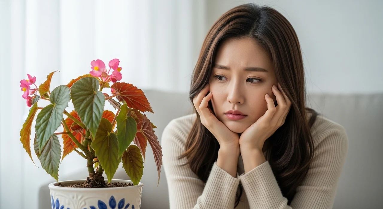 처음 만난 소요카제, 왜 제 베고니아는 앙상해졌을까요?