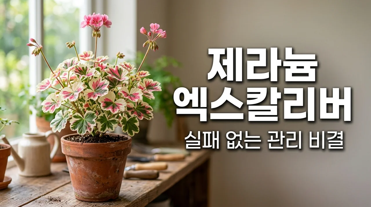 제라늄 엑스칼리버 키우기 잎 마름 방지와 삽목 성공 실전 노하우