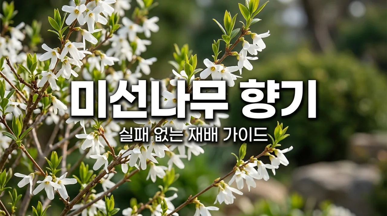 미선나무 키우기 향기에 반해 들였다가 실패한 경험과 재배 팁