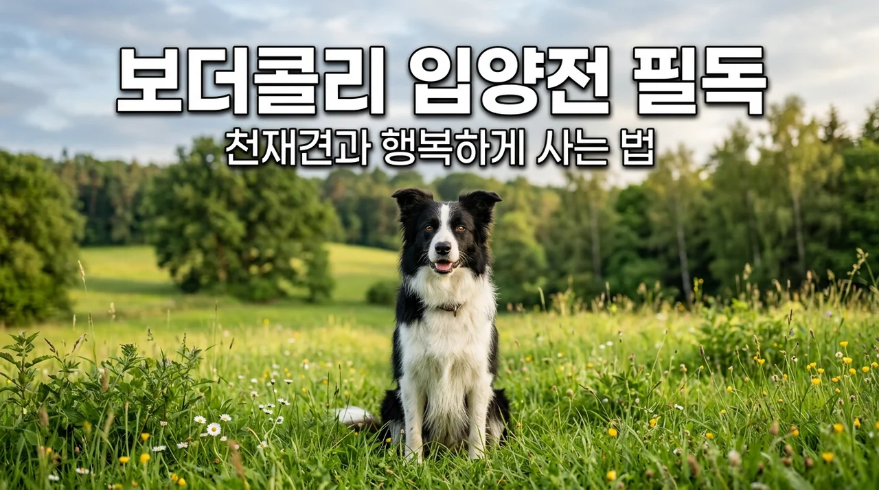 보더콜리 분양 전 반드시 알아야 할 성격과 입양 가이드