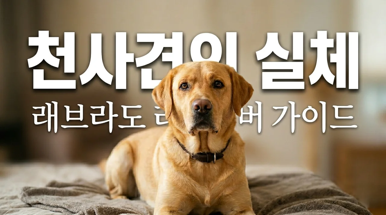 래브라도 리트리버 성격과 건강 관리, 직접 키우며 깨달은 핵심 5가지