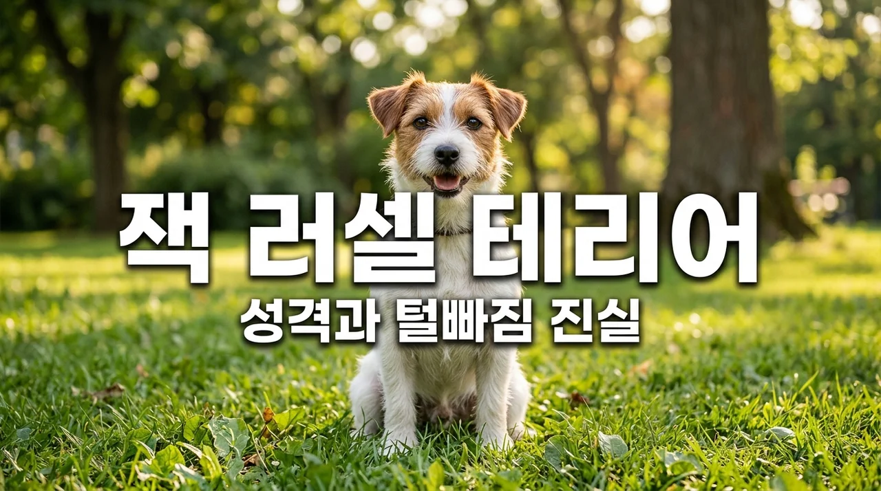 잭 러셀 테리어 성격 털빠짐 실제 후기! 악마견 오해와 관리 팁