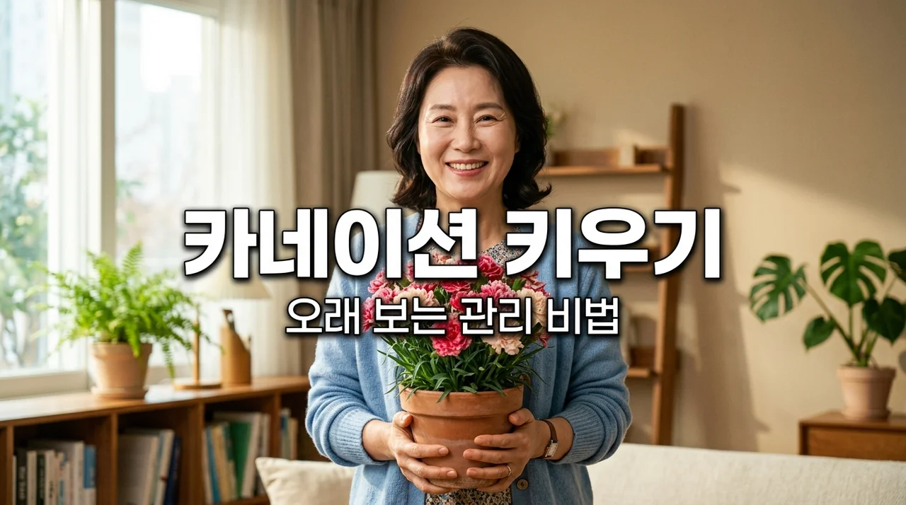 카네이션 화분 키우는법 물주기 햇빛 관리로 내년에도 꽃 피우기