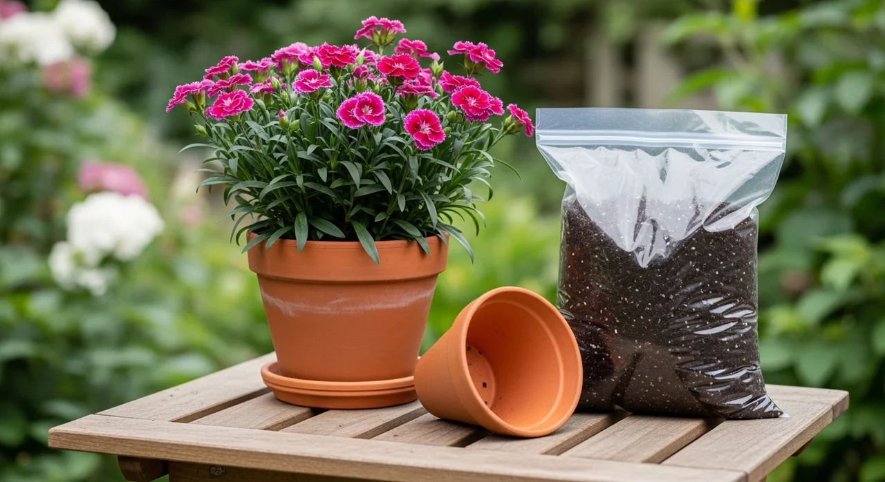꽃이 다 지고 난 후, 내년을 위한 분갈이 팁
