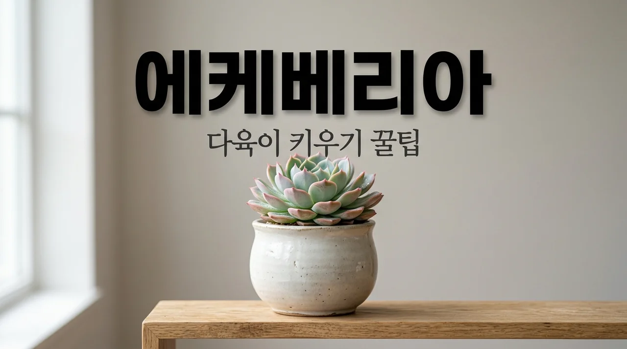 에케베리아 키우기 물주기부터 잎꽂이까지 제가 직접 겪은 노하우