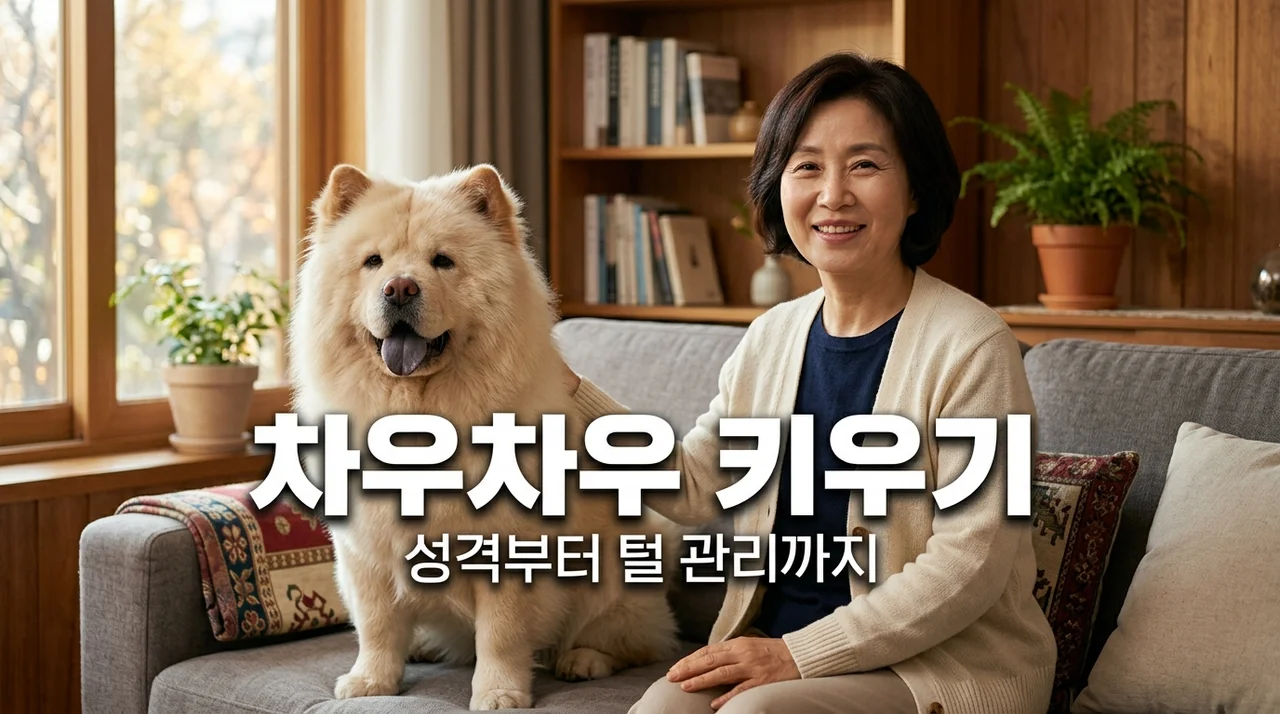 반려견 차우차우 성격과 털 빠짐 관리, 초보 견주를 위한 현실적인 조언