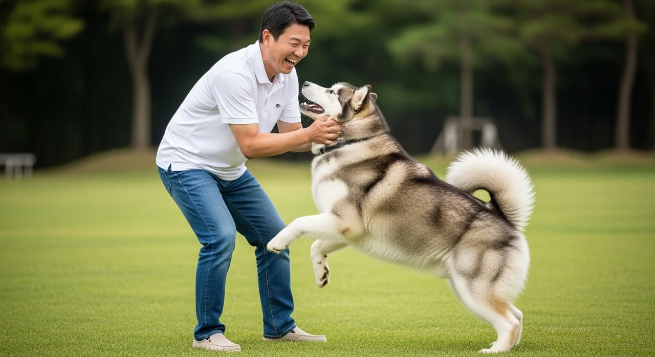 말라뮤트의 성격, 정말 '천사견'일까?