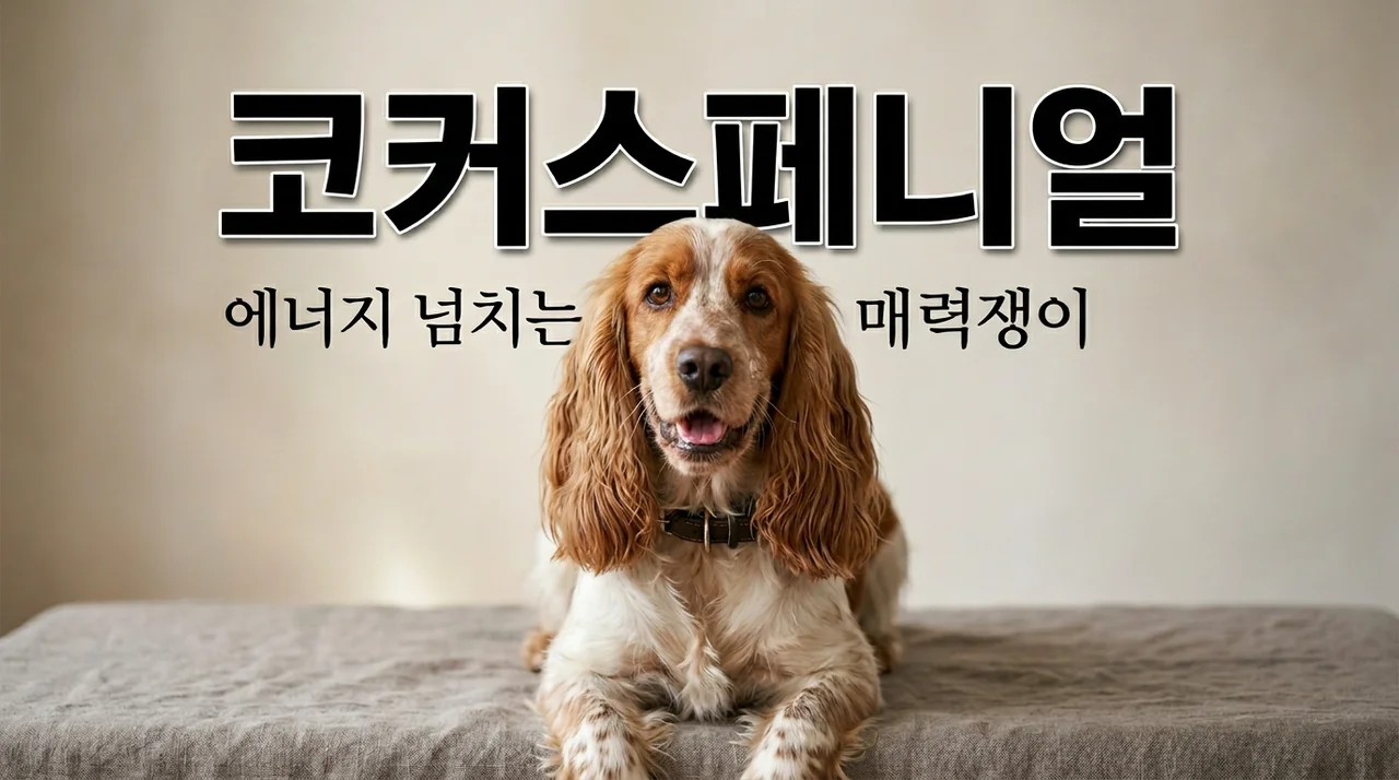 코커스페니얼 성격과 귀 관리법, 직접 키우며 깨달은 주의사항
