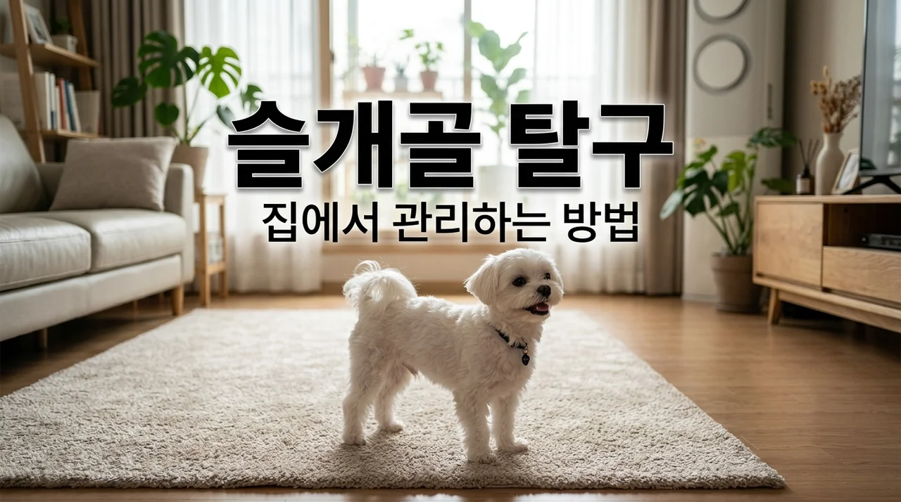 강아지 슬개골 탈구 초기 증상 5가지와 집에서 할 수 있는 방법