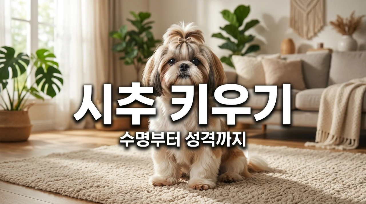 시추 수명 성격 및 입양 전 꼭 알아야 할 5가지 특징