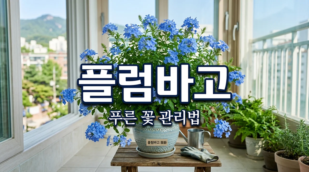 플럼바고 키우기 푸른 꽃 폭탄 만드는 5가지 관리 비법