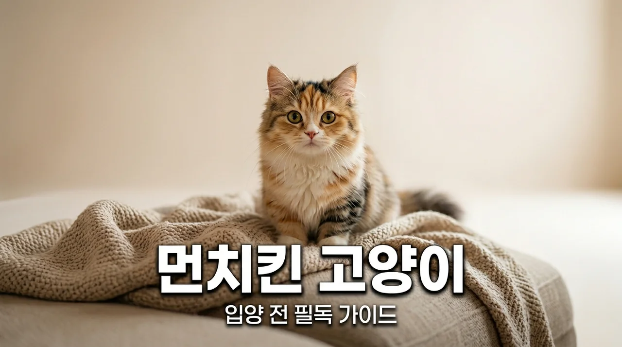 먼치킨 고양이 특징 유전병 분양가 입양 전 필수 체크리스트