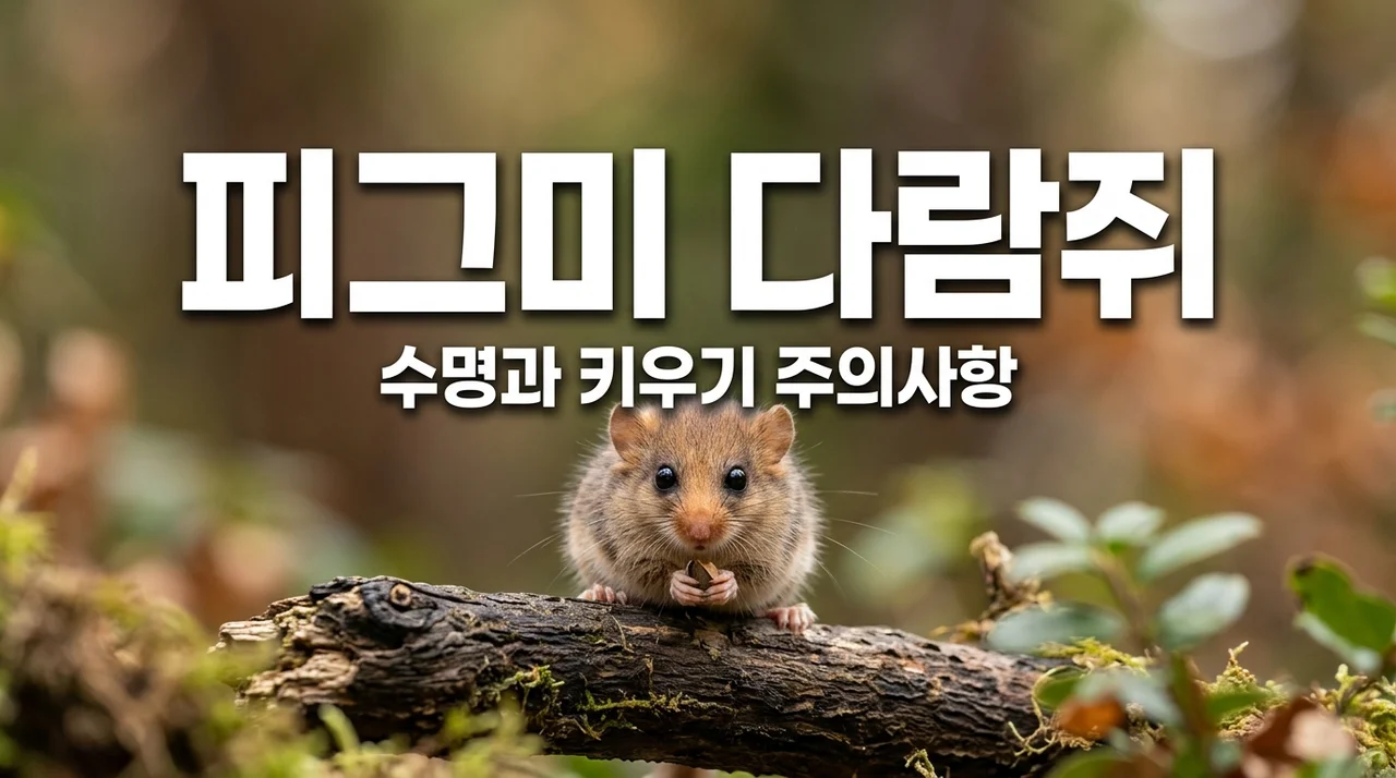 피그미 다람쥐 수명 특징, 직접 키우며 깨달은 주의사항 5가지