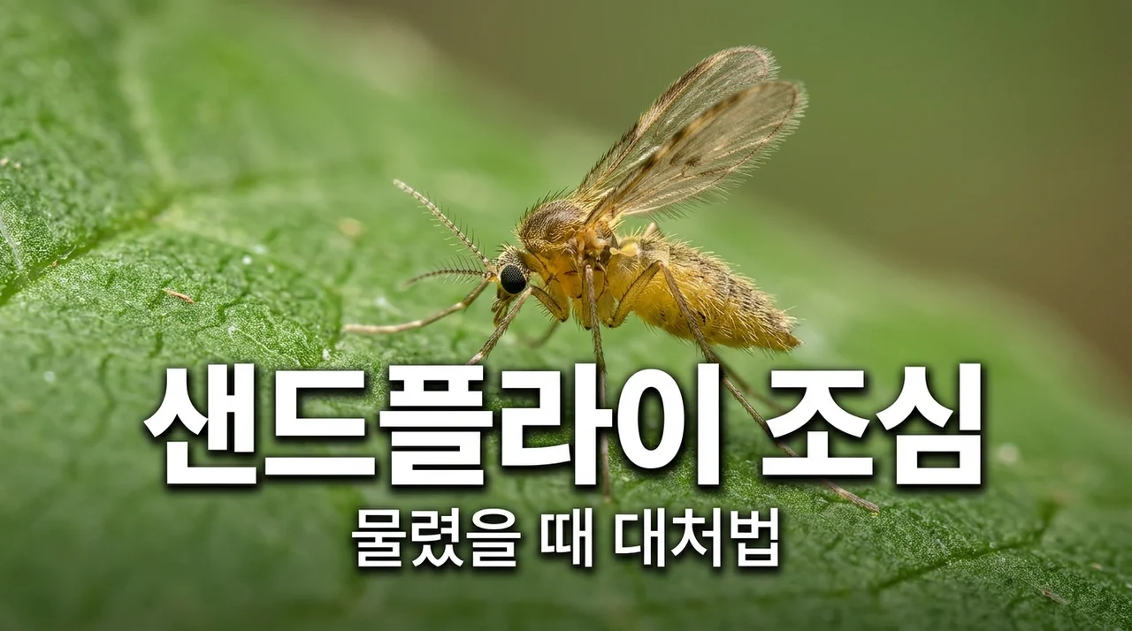 샌드플라이 물렸을 때 증상과 치료법 5가지: 모기보다 지독한 가려움 해결