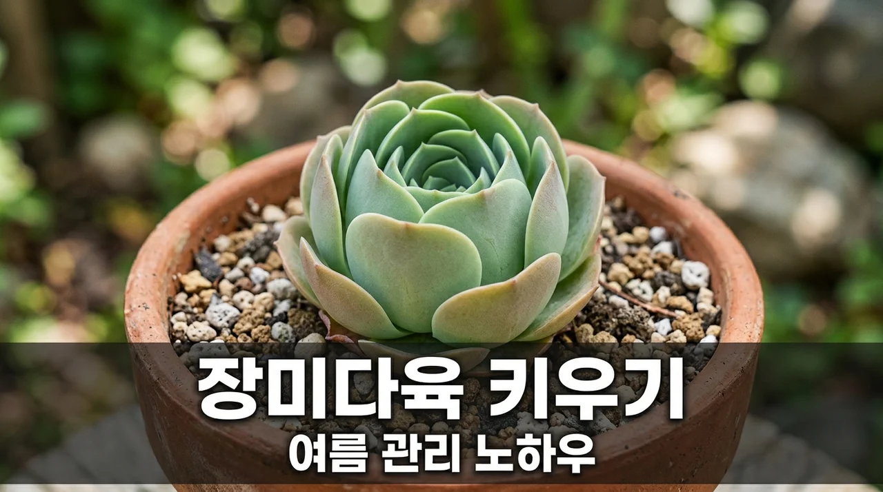 장미다육 키우기 실패 없는 그린노비아 여름나기 관리 꿀팁
