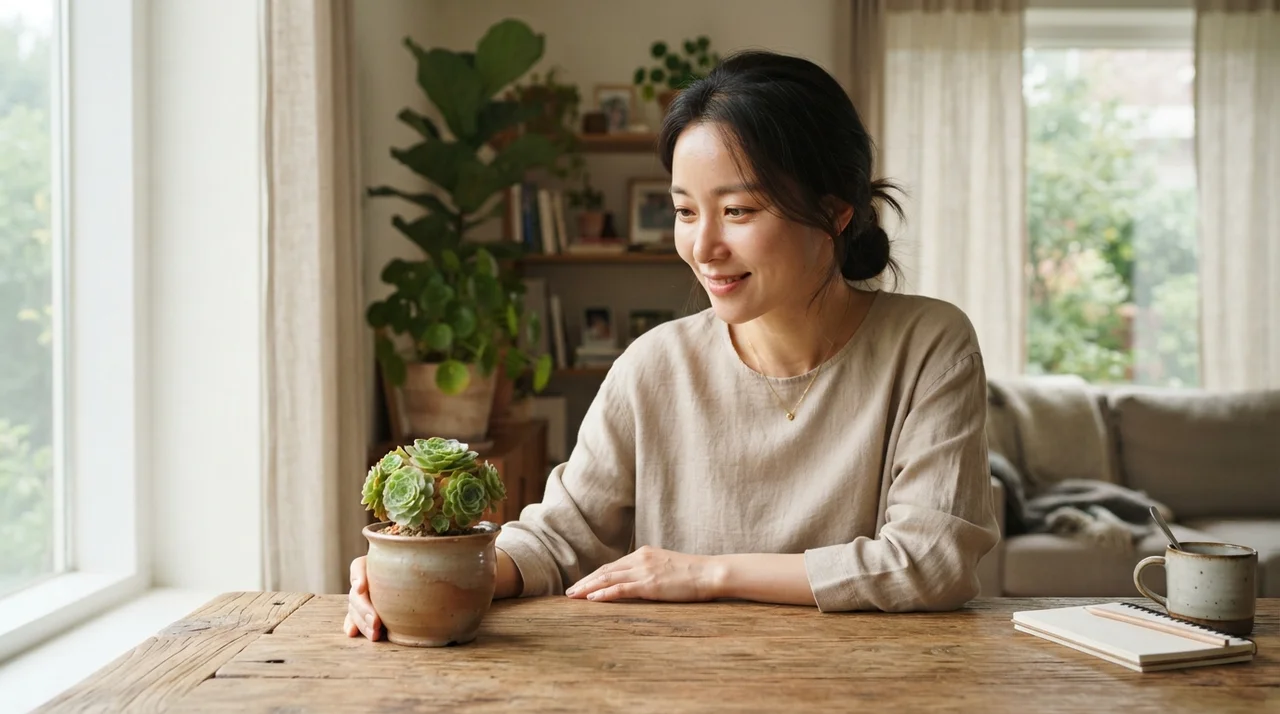 장미를 닮은 식물과 사랑에 빠진 첫 만남