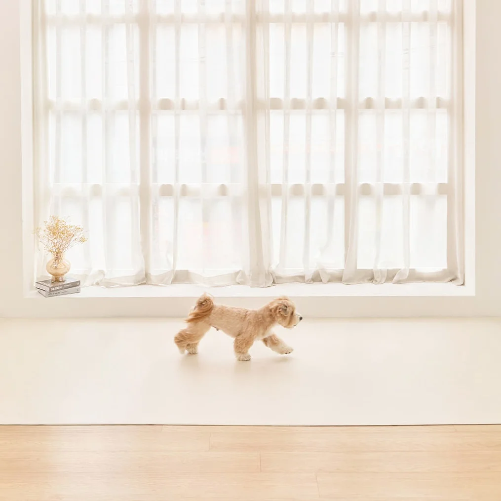 [커스텀100x200cm] 디팡 펫 미끄럼방지 강아지 고양이매트 애견 슬개골 반려견 시공 상세 이미지 3